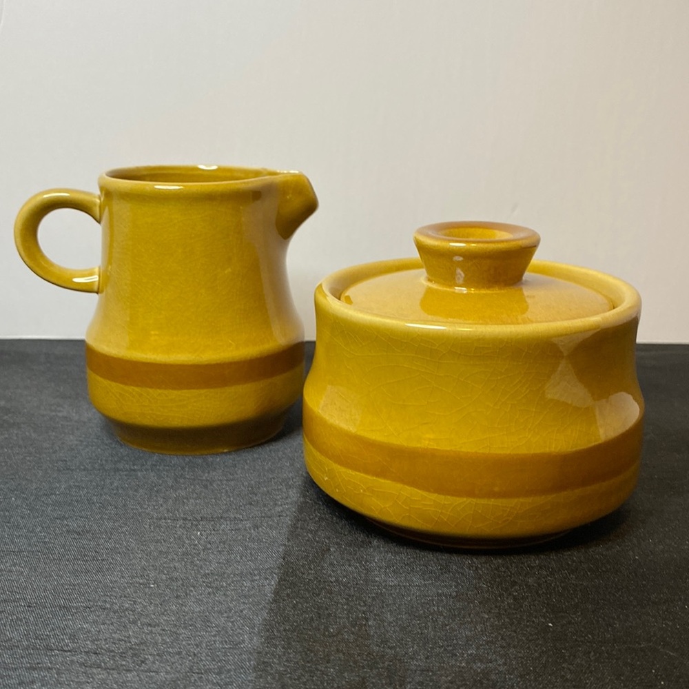 1970 Fashion Manor “Flora” Cream and Sugar Set
